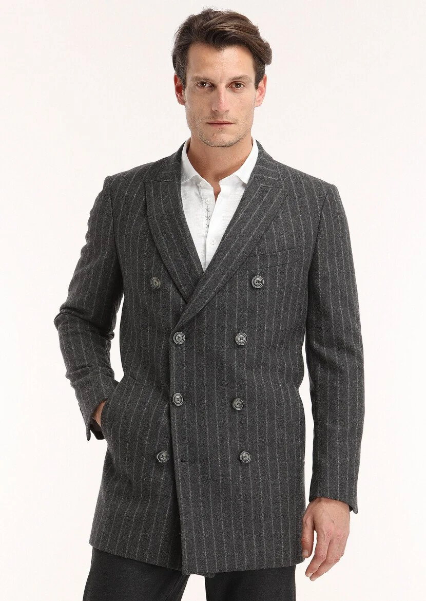Light Grey Weaving Coat 