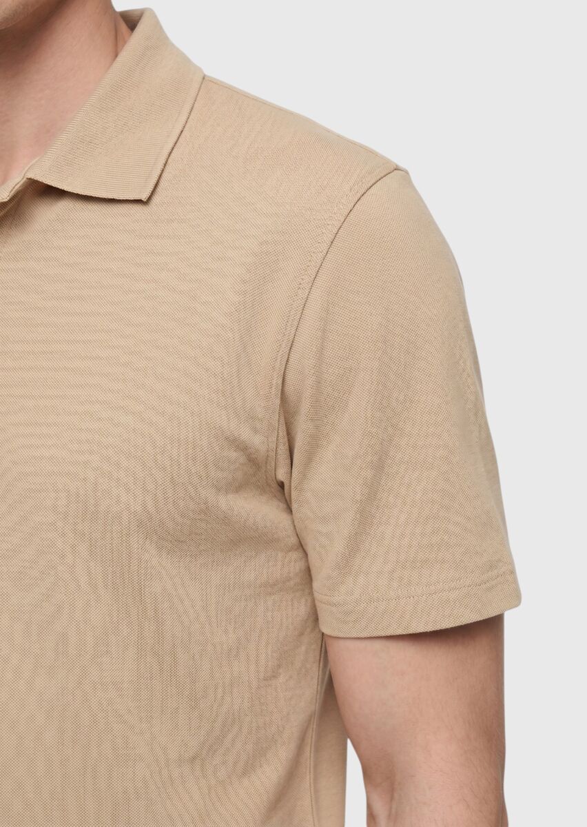 Light Yellow Plain 100% Cotton T-Shirt - 3