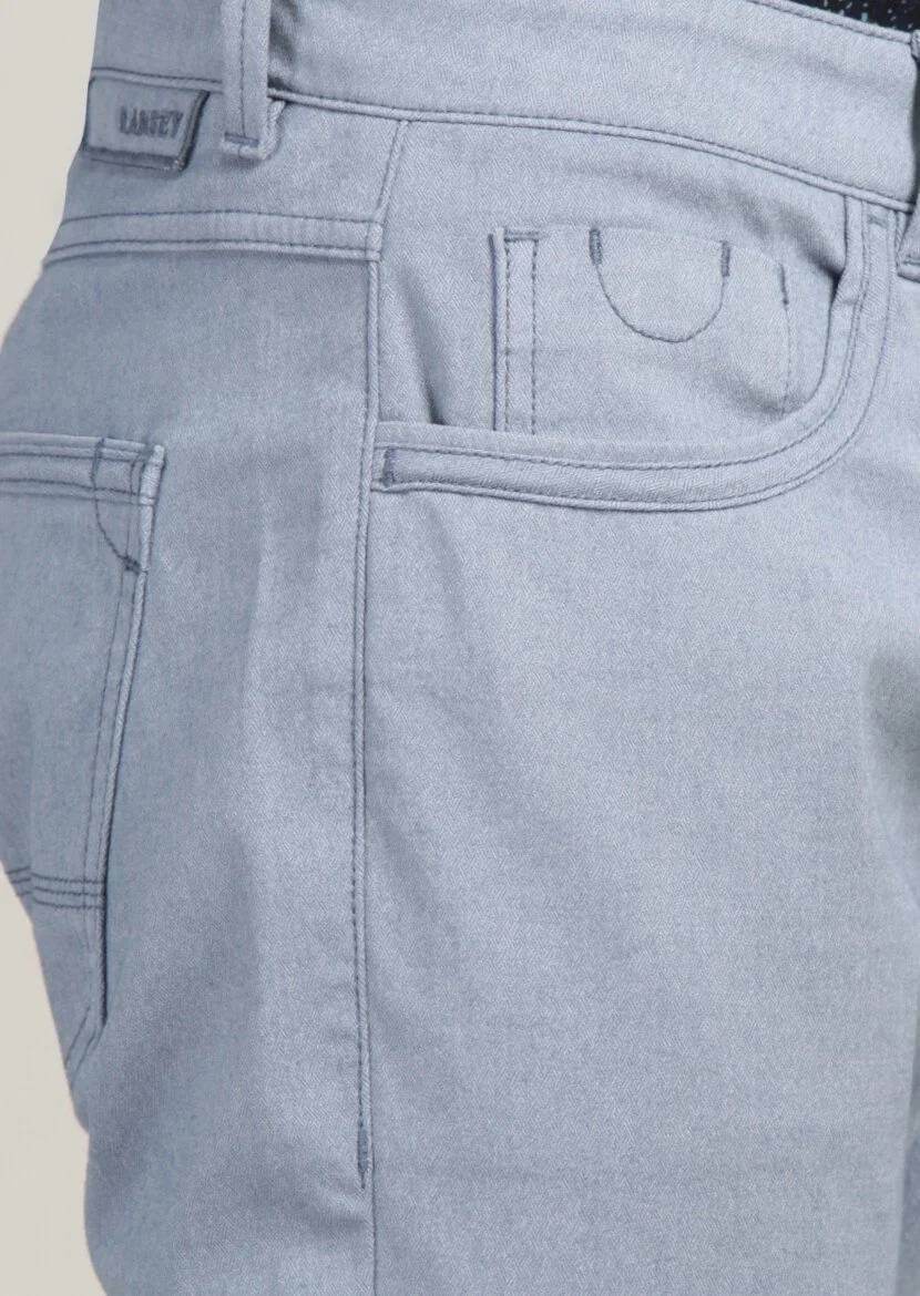 Mavi Desenli Dokuma Slim Fit Casual Pamuk Karışımlı Pantolon - 4