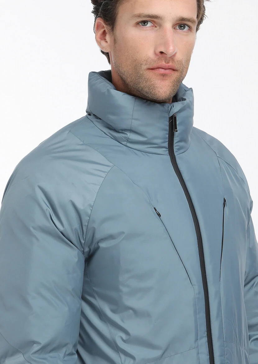 Mavi Regular Fit Dik Yaka Casual Dokuma Mont - 6