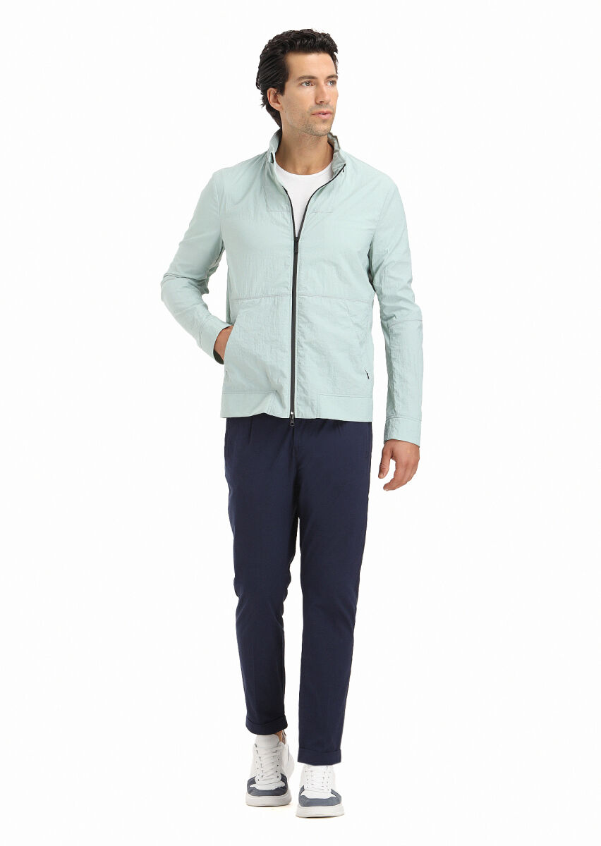 Mavi Regular Fit Dik Yaka Casual Dokuma Mont - 1