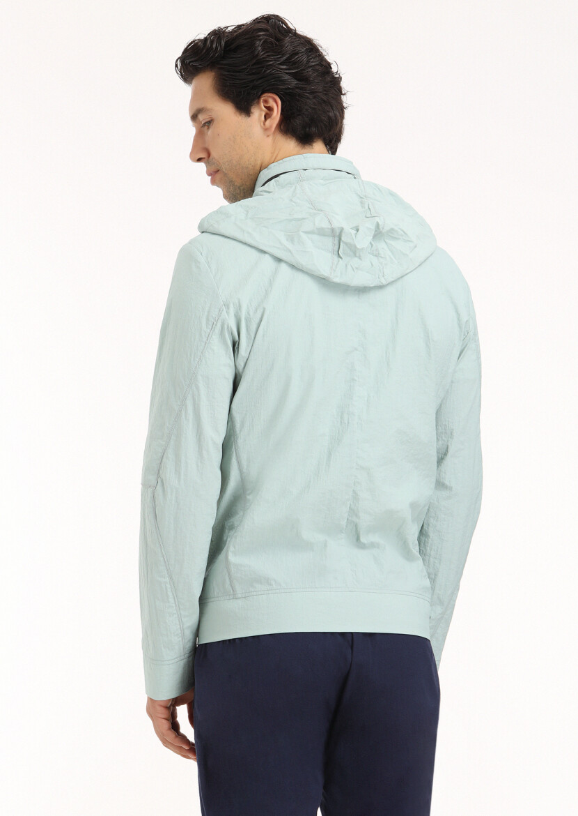 Mavi Regular Fit Dik Yaka Casual Dokuma Mont - 5