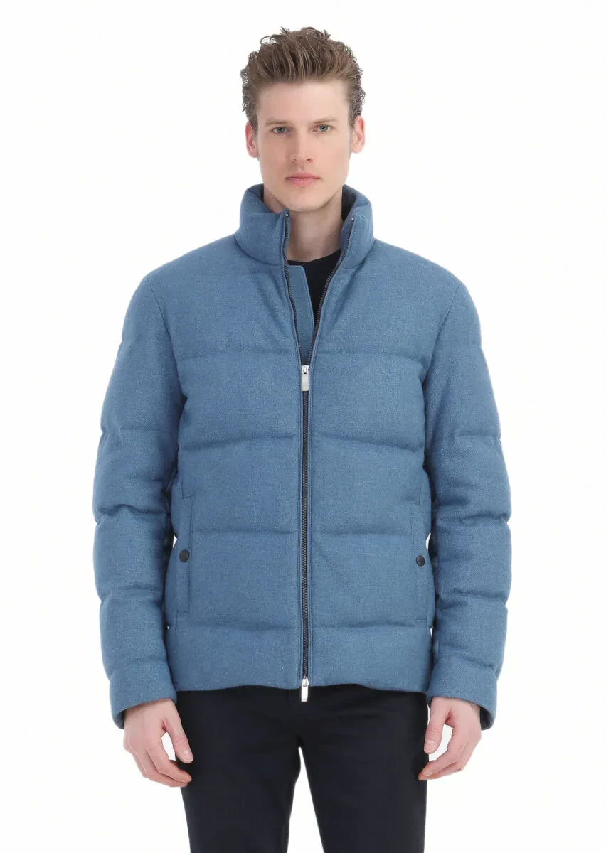 Mavi Regular Fit Dik Yaka Casual Dokuma Mont - 1