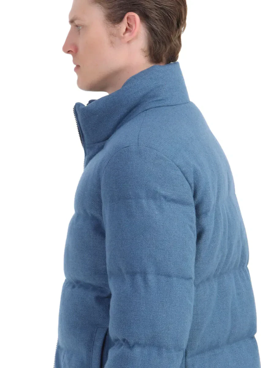 Mavi Regular Fit Dik Yaka Casual Dokuma Mont - 6