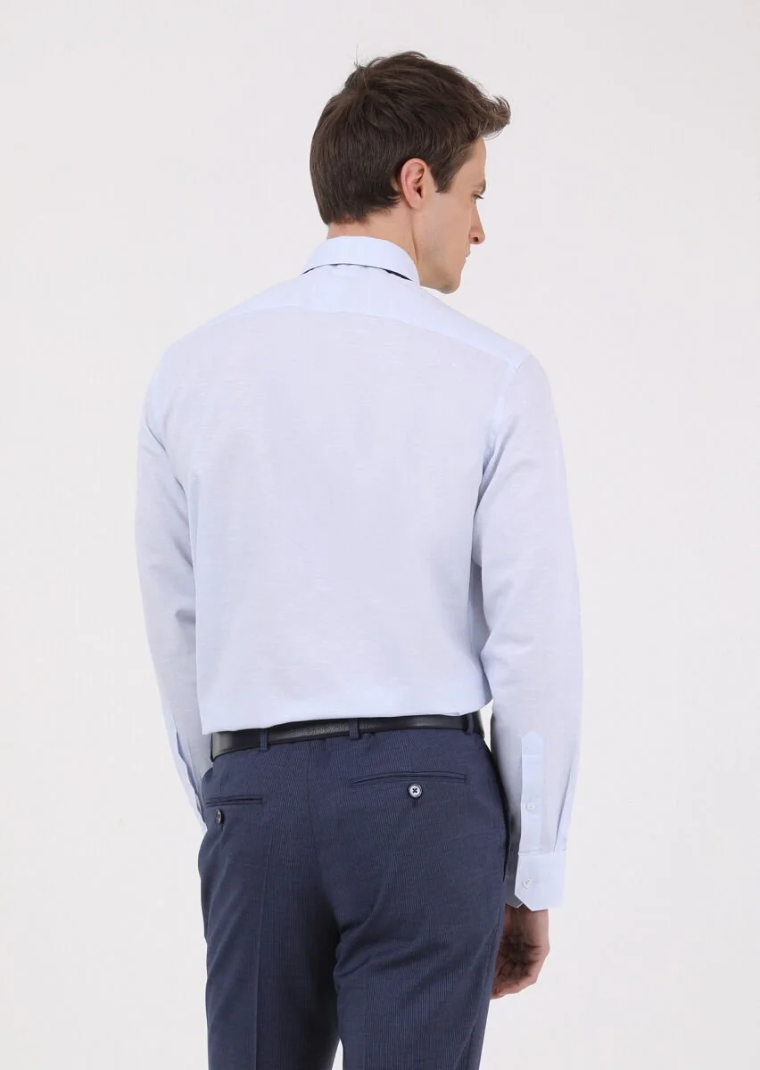 Mavi Regular Fit Dokuma Klasik Pamuk Karışımlı Gömlek - 5