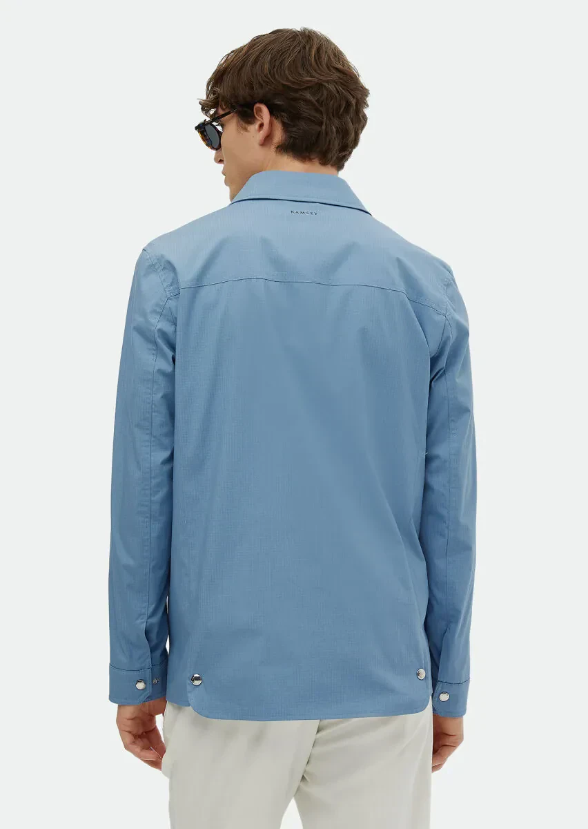 Mavi Regular Fit Gömlek Yaka Casual Dokuma Mont - 5