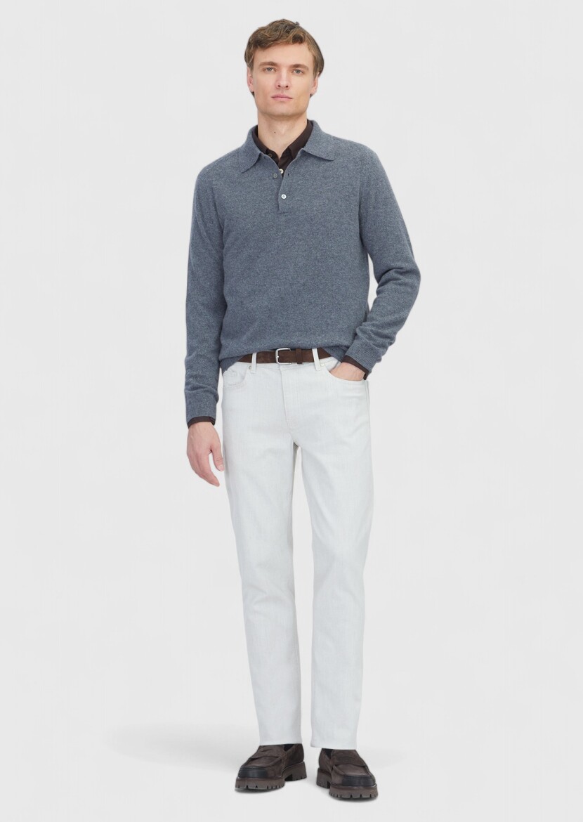 Medium Gray Knitwear Sweatshirt - 2