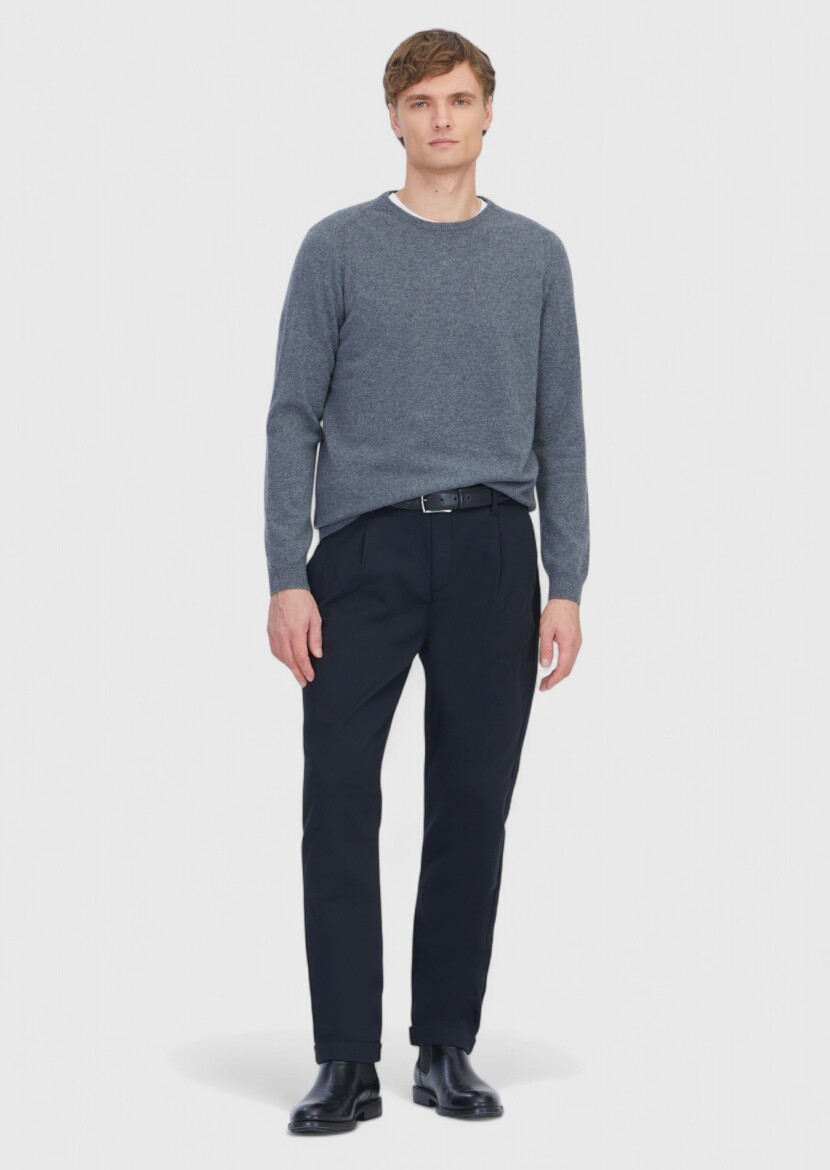 Medium Gray Knitwear Sweatshirt 