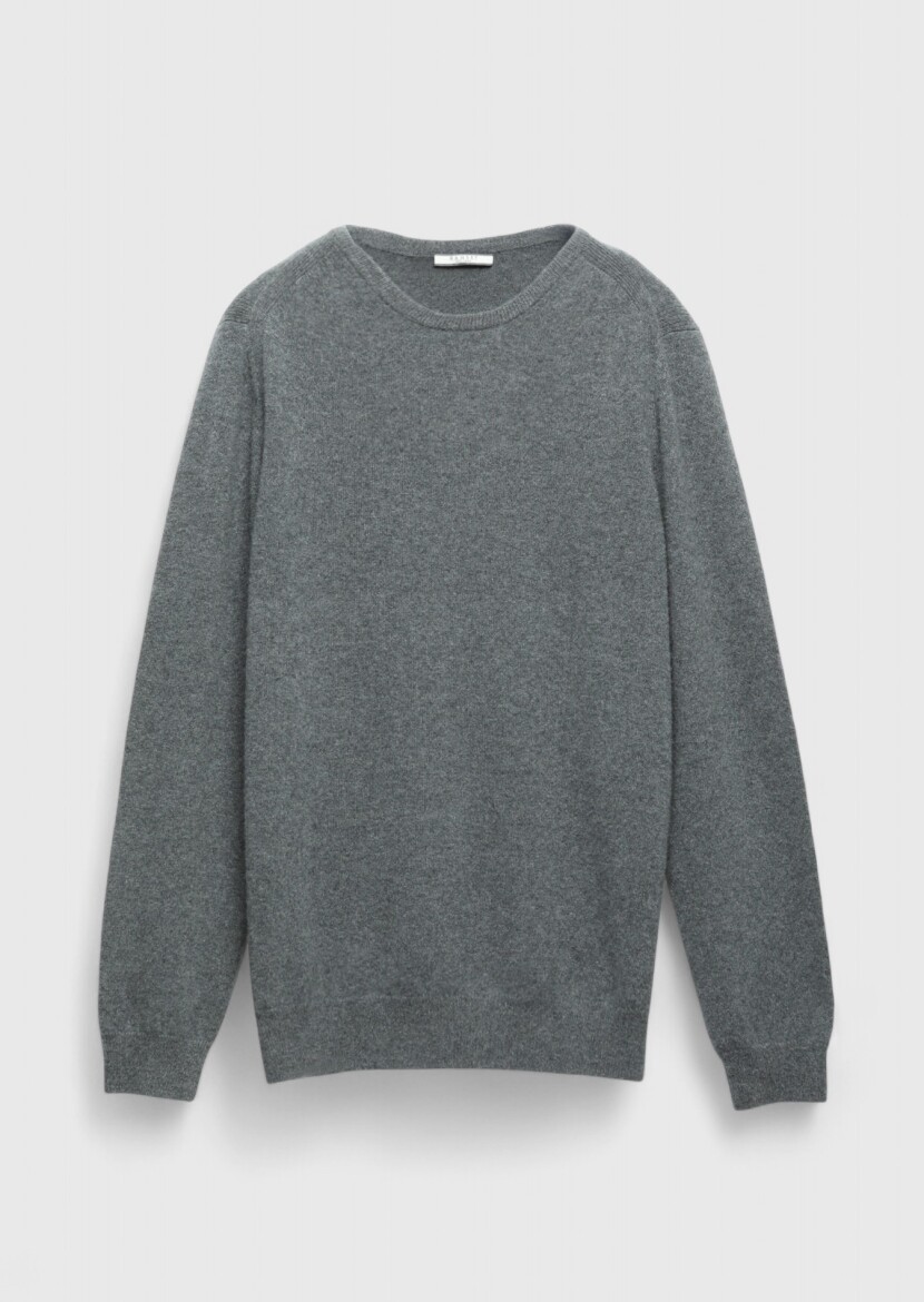 Medium Gray Knitwear Sweatshirt - 6