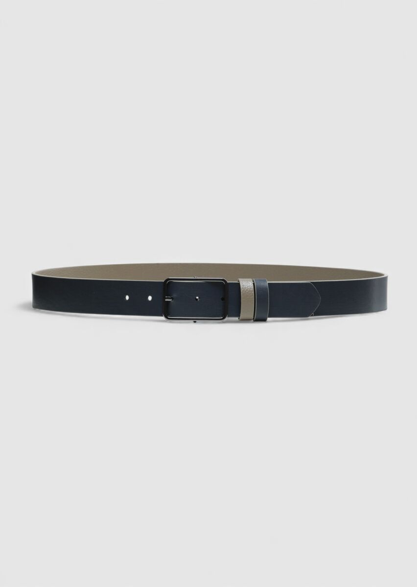 Mink %100 Leather Belt - 1