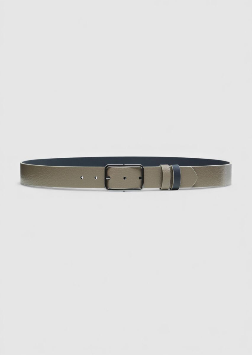 Mink %100 Leather Belt - 2