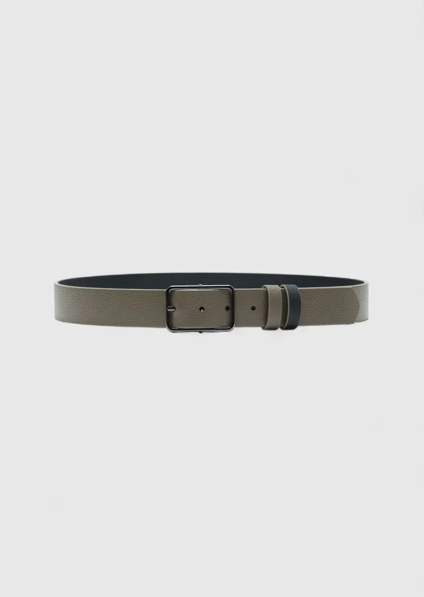 Mink Leather Belt - 1