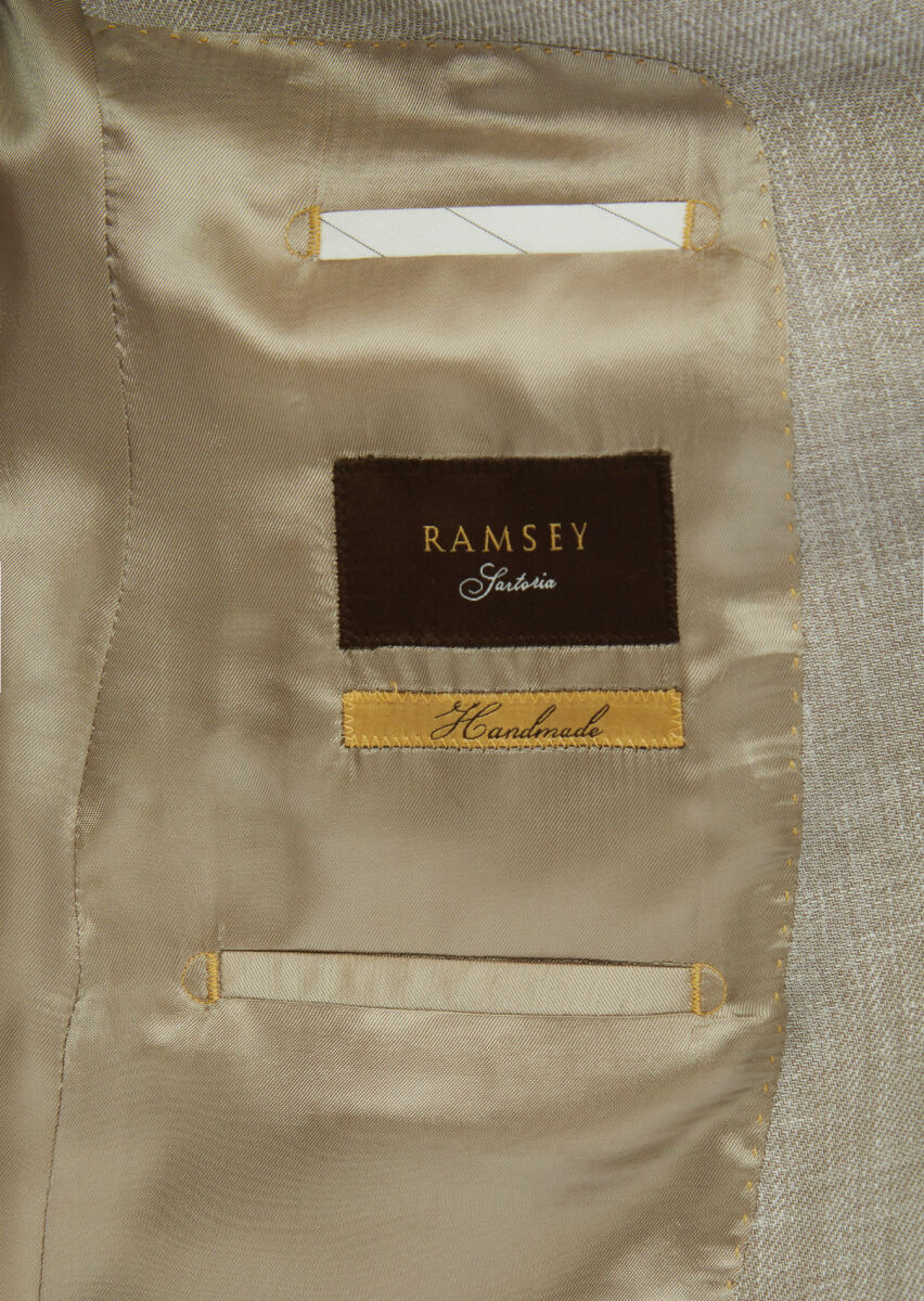 Mink Patterned Regular Fit Silk Blended Jacket - 6