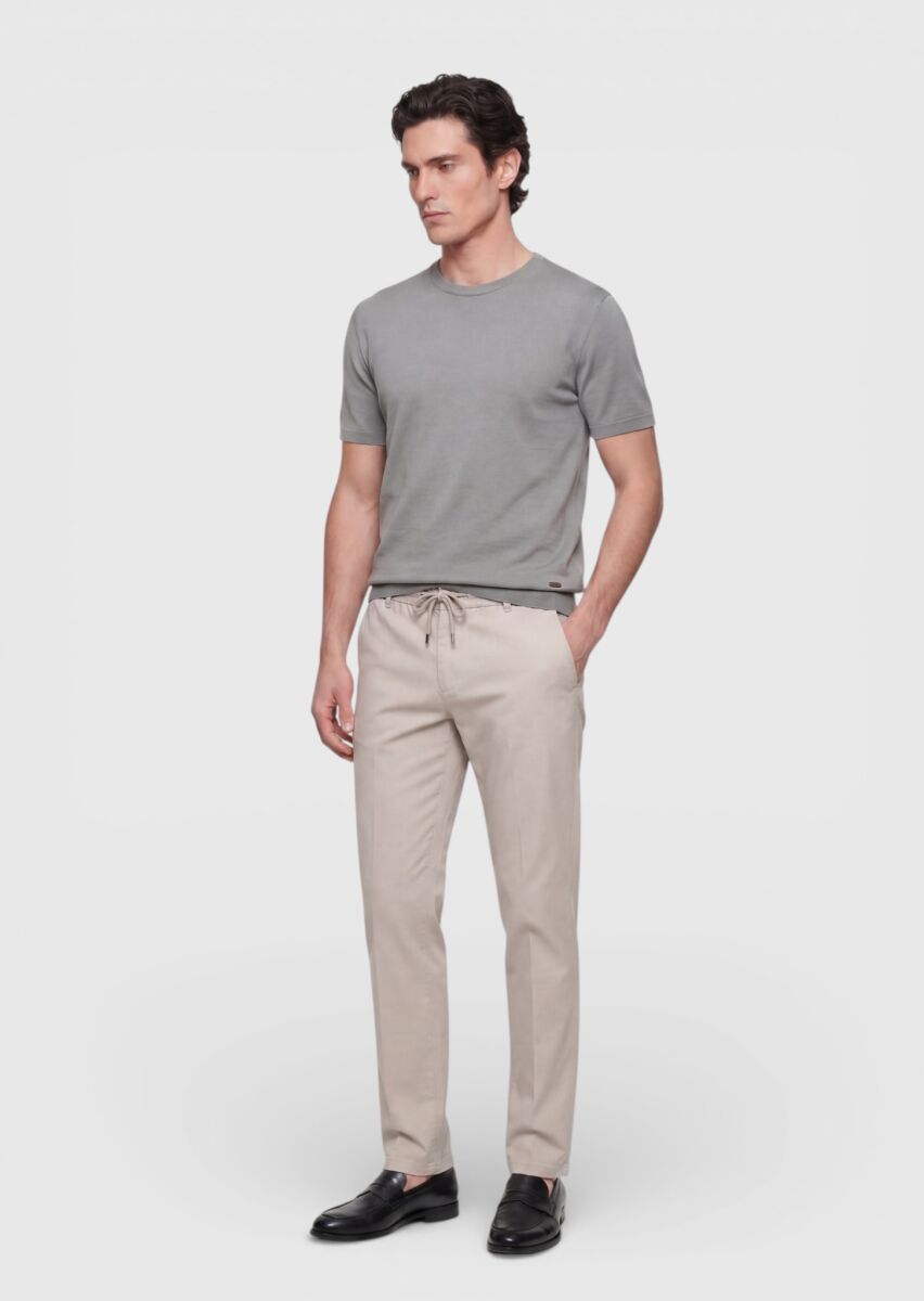 Mink Plain 100% Cotton T-Shirt - 2