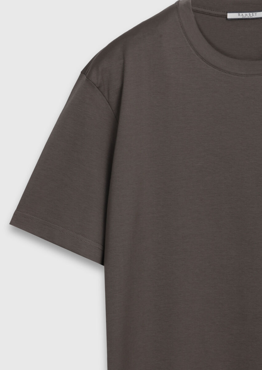 Mink Plain 100% Cotton T-Shirt - 7