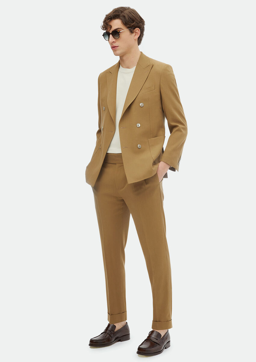 Mink Plain Zeroweight Slim Fit Suit - 2