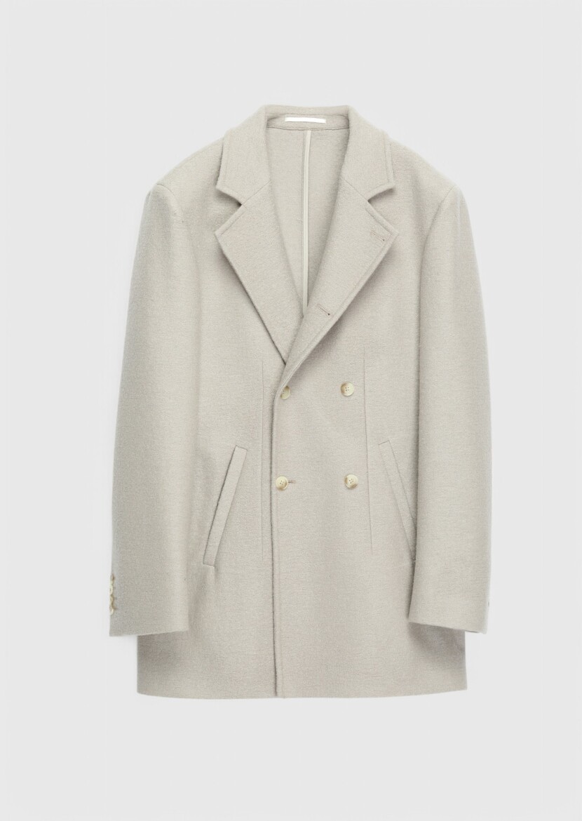 Mink Regular Fit Casual Weaving Coat - 6