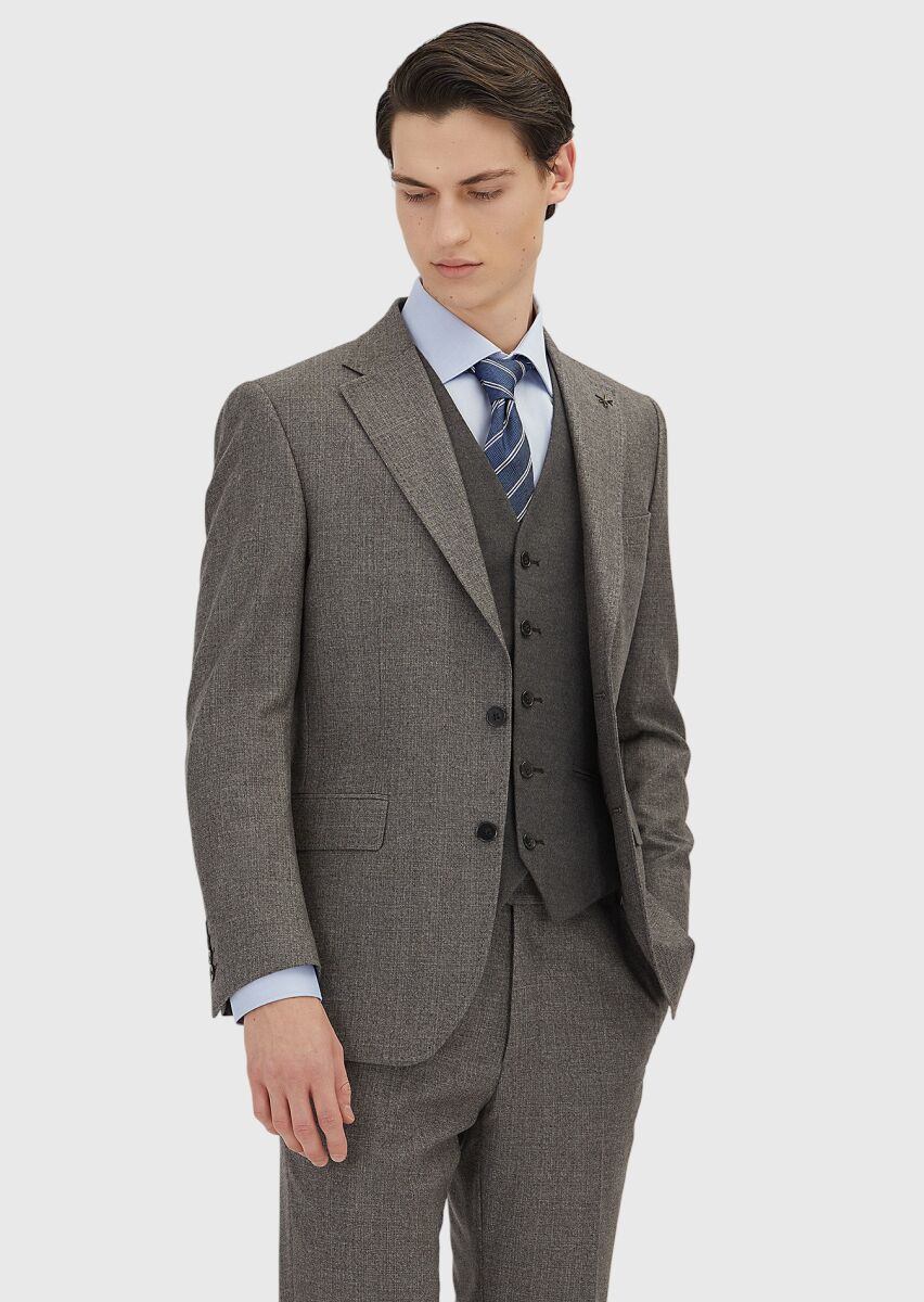 Mink Suit With Waistcoat - 4