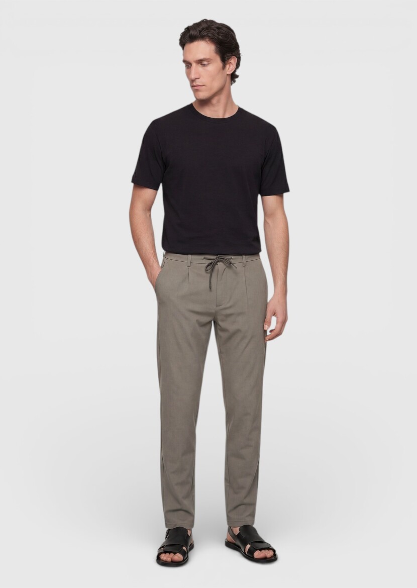 Mink Weaving Jogging Fit Casual Trousers - 3