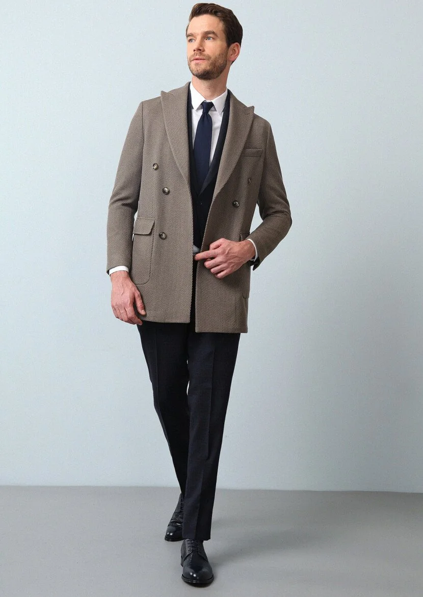 Mink Weaving Overcoat - 2