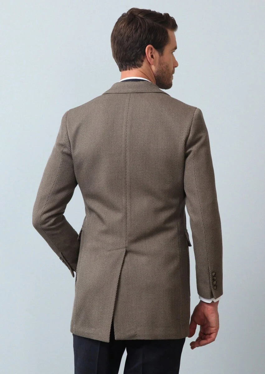 Mink Weaving Overcoat - 5