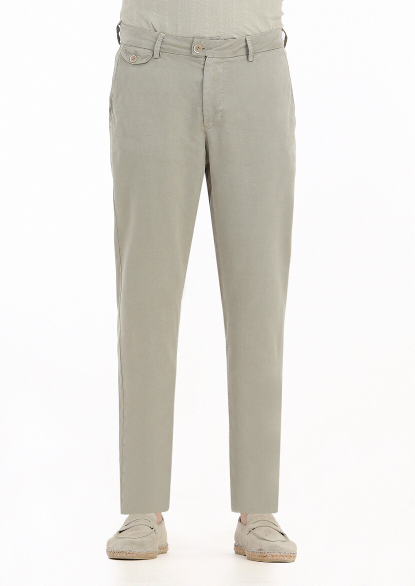 Mink Weaving Regular Fit Casual Trousers 