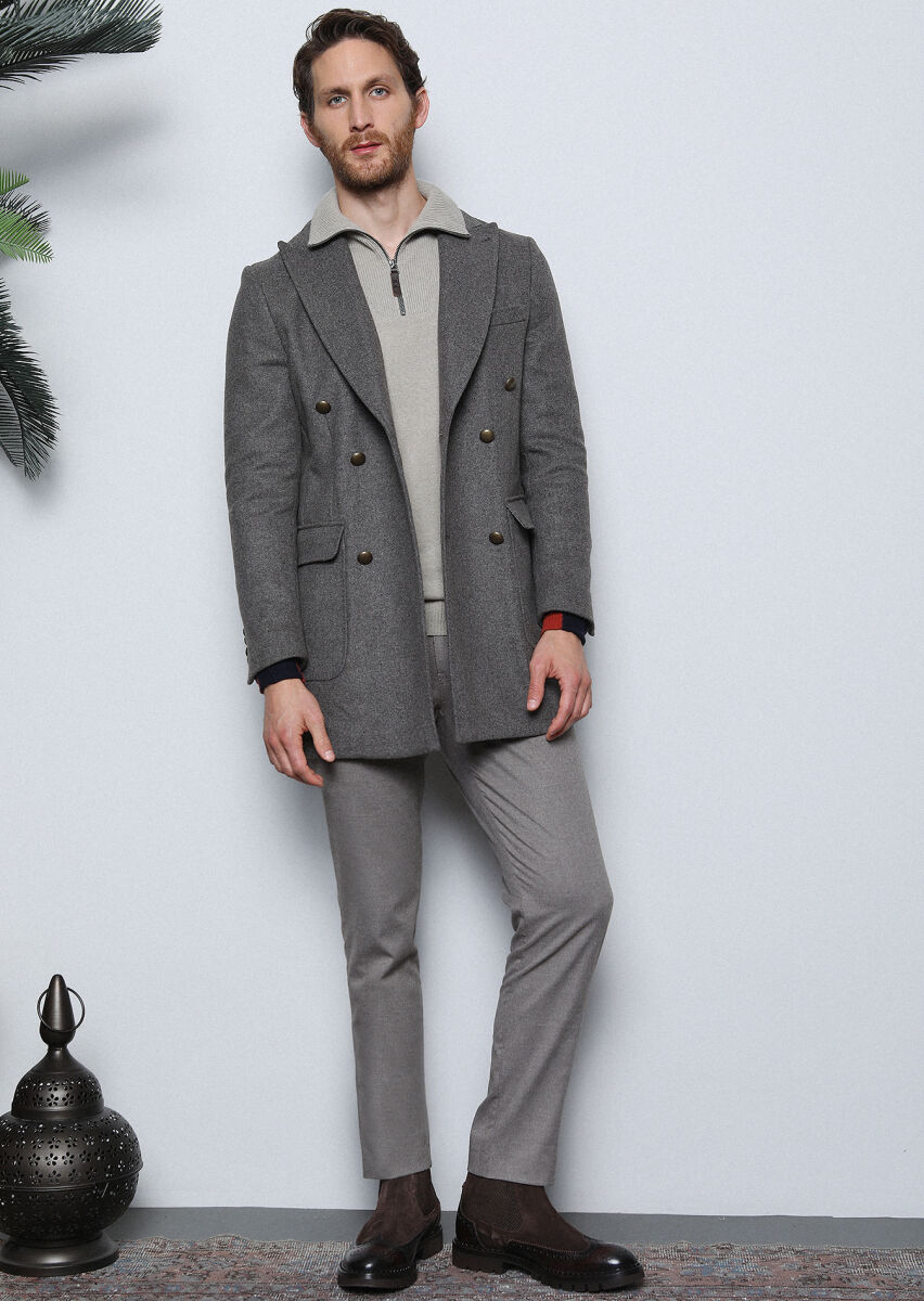 Mink Weaving Slim Fit Casual Trousers - 4