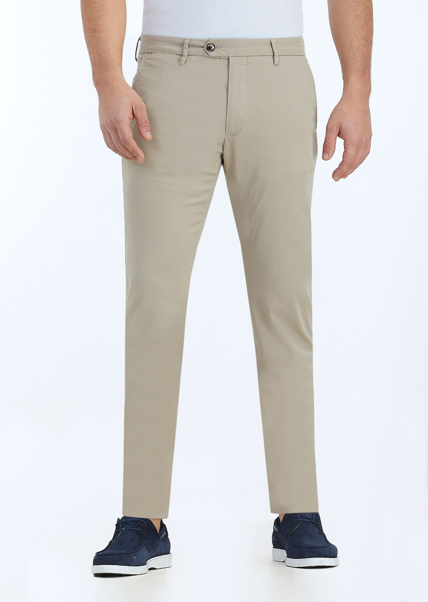 Mink Weaving Slim Fit Casual Trousers - 2