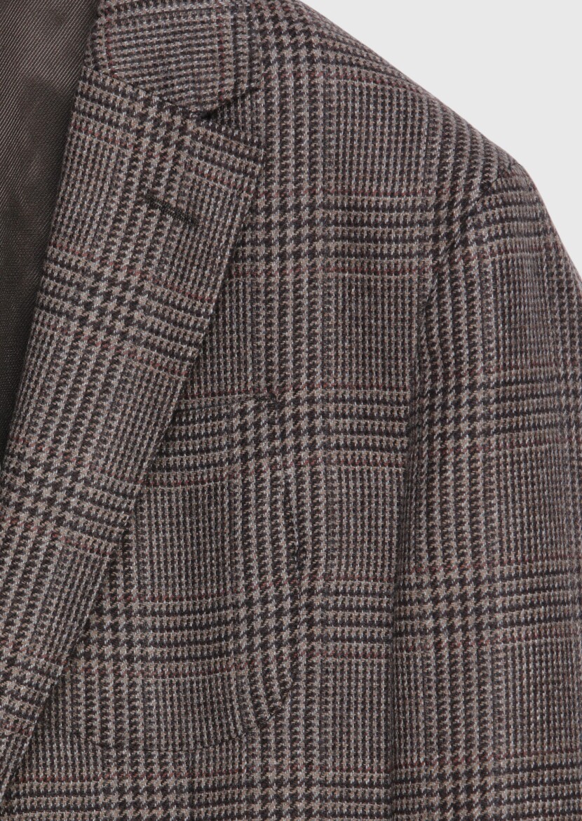 Mink Zeroweight Slim Fit Wool Blended Jacket - 6