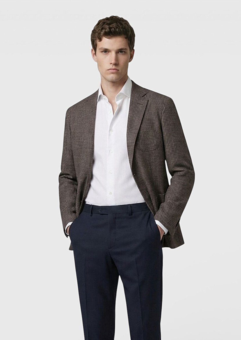 Mink Zeroweight Slim Fit Wool Blended Jacket - 3