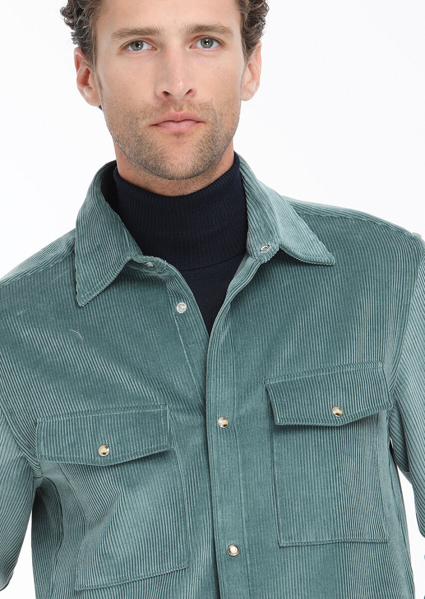 Mint Overshirt - 6