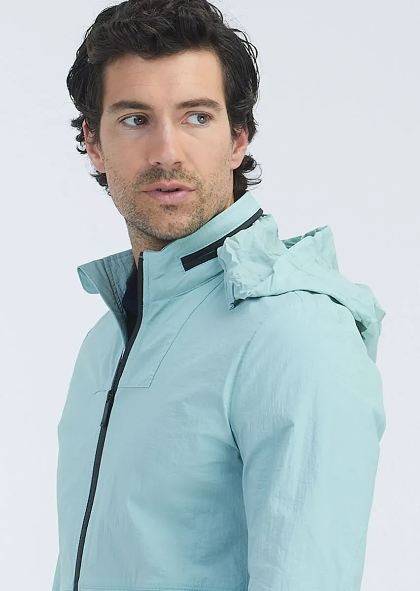 Mint Regular Fit Dik Yaka Casual Dokuma Mont - 6
