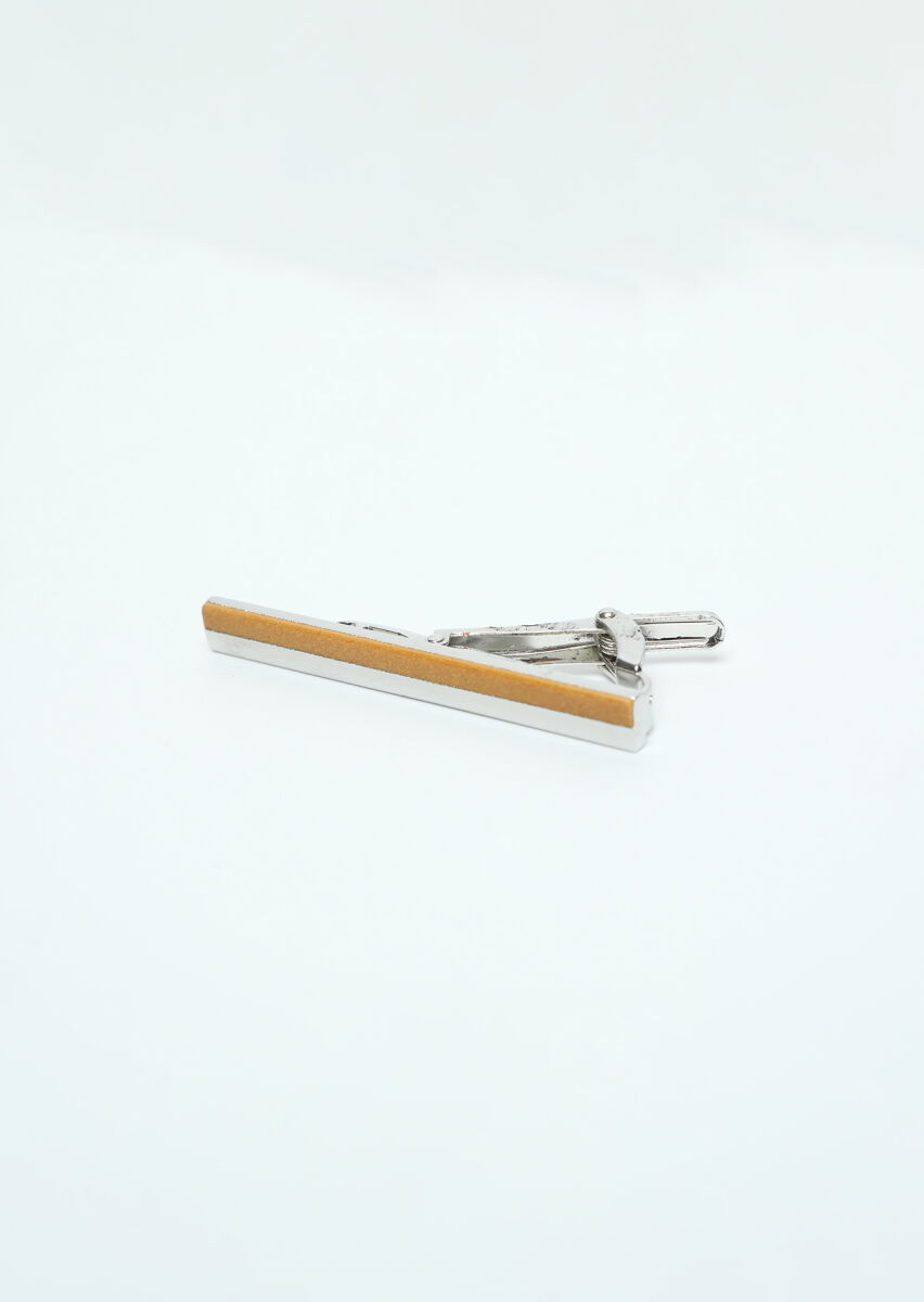 Mustard Metal Tie Needle - 1
