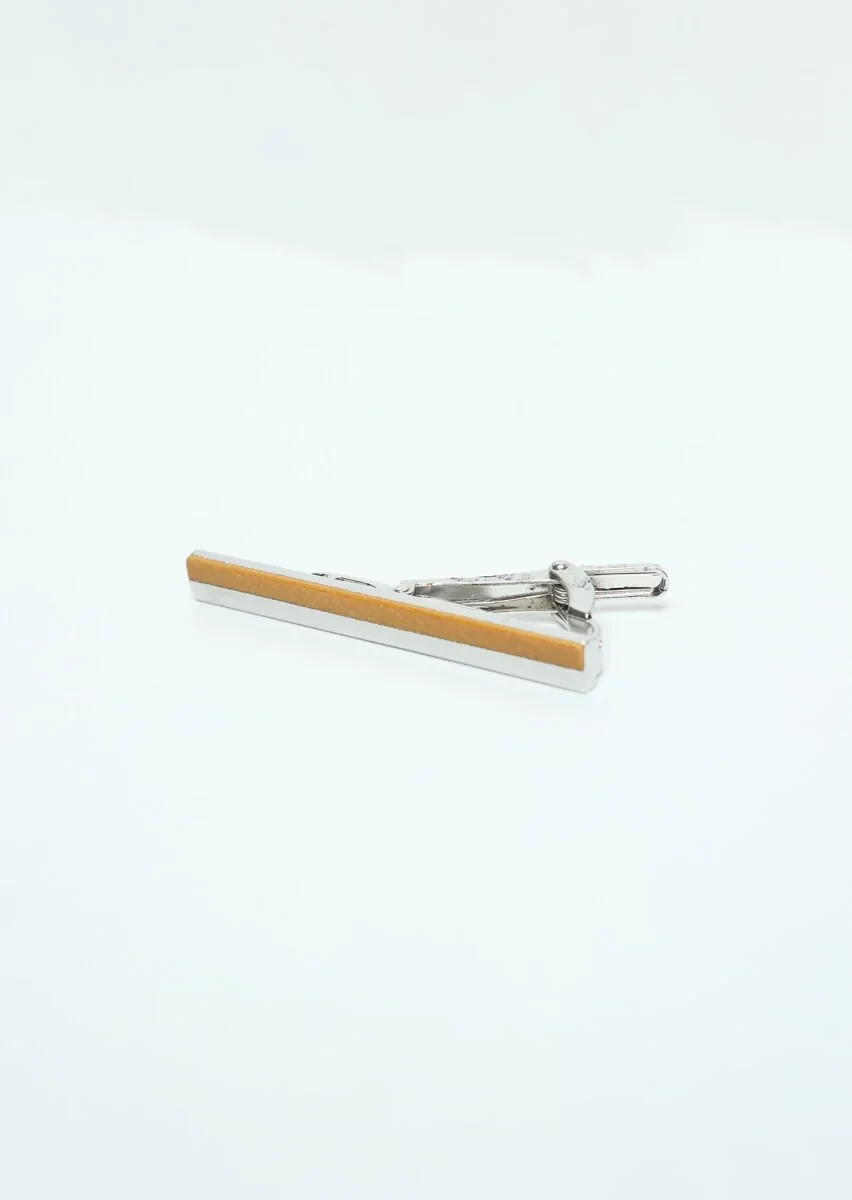 Mustard Metal Tie Needle - 1