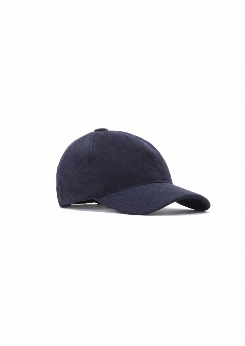 Navy Blue %100 Kaşmir Hat - 1
