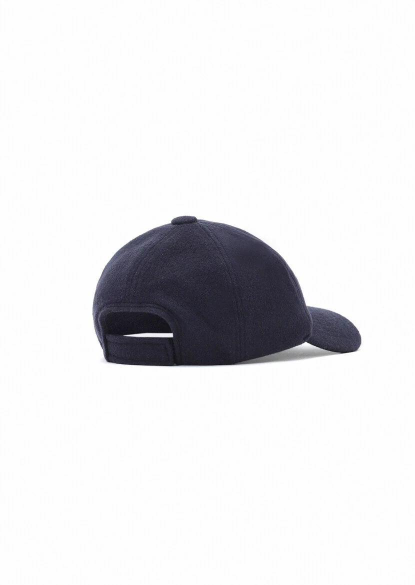 Navy Blue %100 Kaşmir Hat - 4