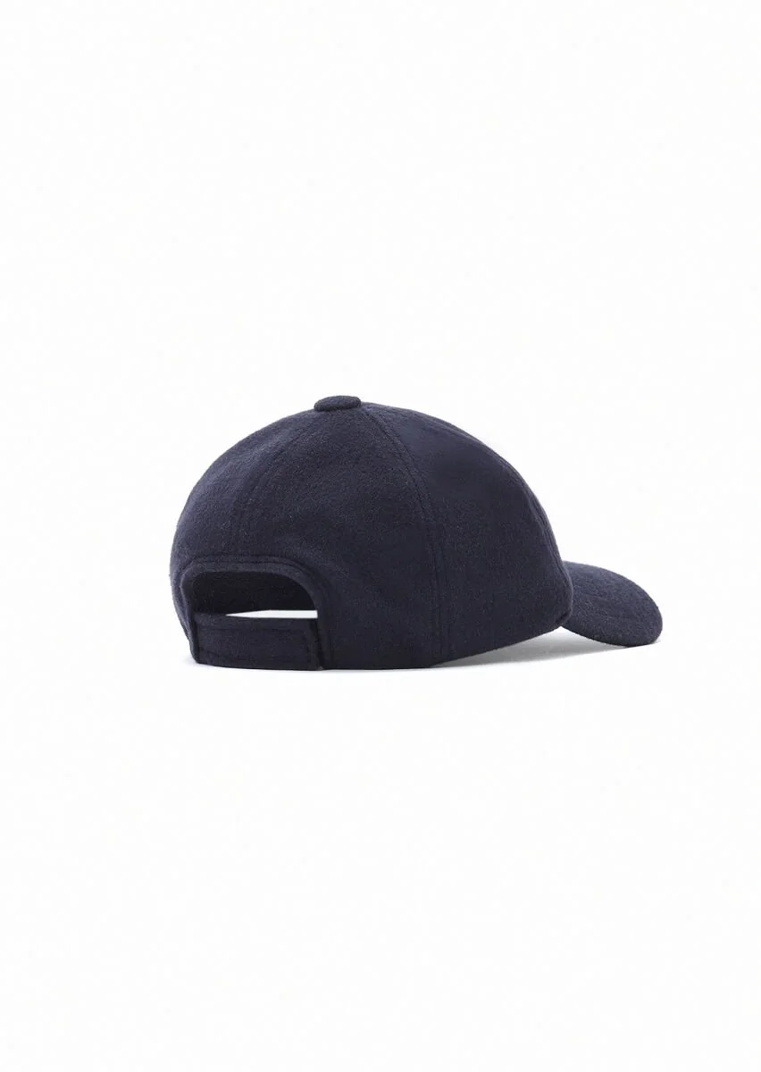 Navy Blue %100 Kaşmir Hat - 4