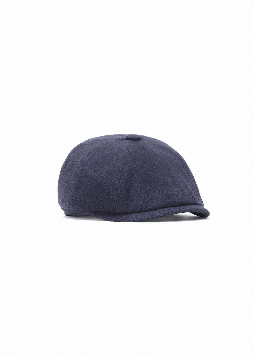 Navy Blue %100 Kaşmir Hat - 1