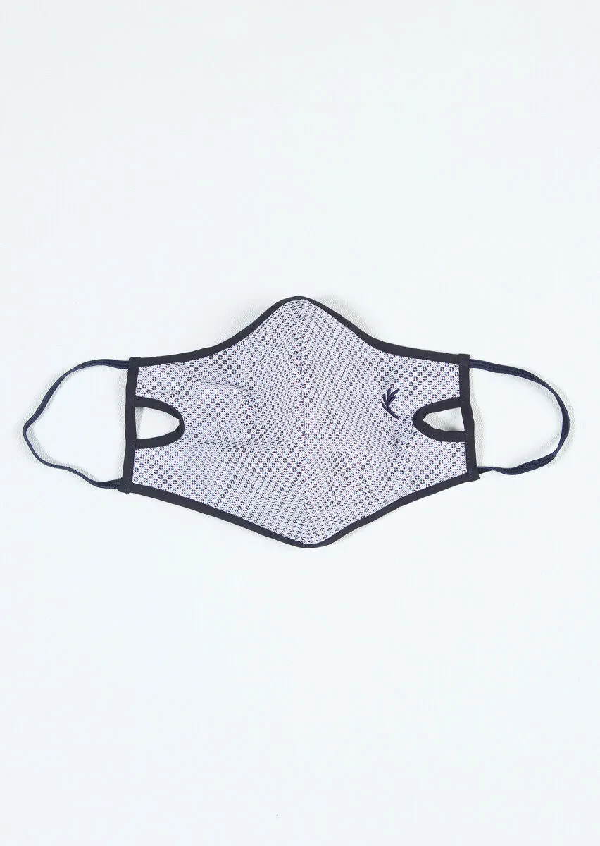 Navy Blue %100 Pamuk Mask - 2