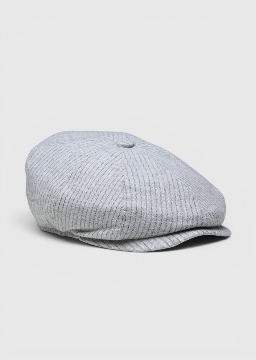 Navy Blue %50 Polyester ,%50 Yün Hat 