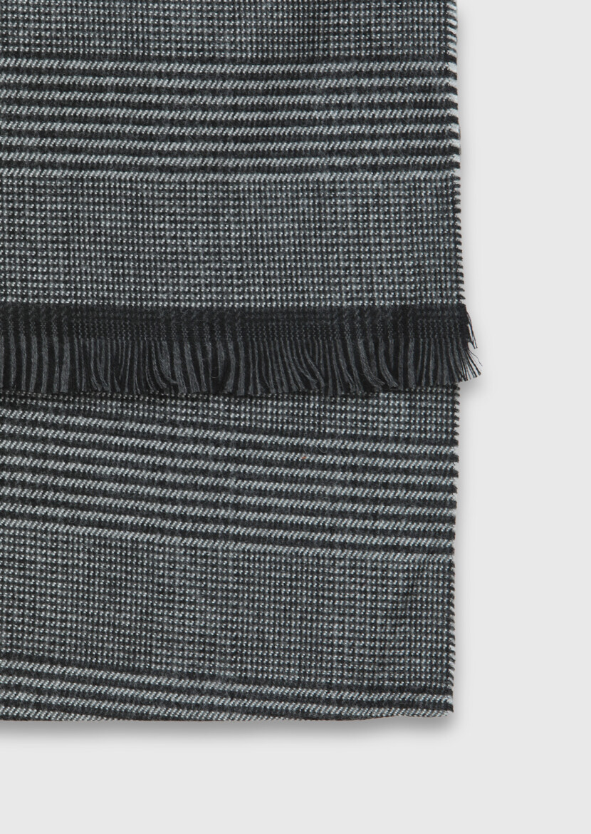 Navy Blue %65 Akrilik ,%35 Yün Scarf - RAMSEY