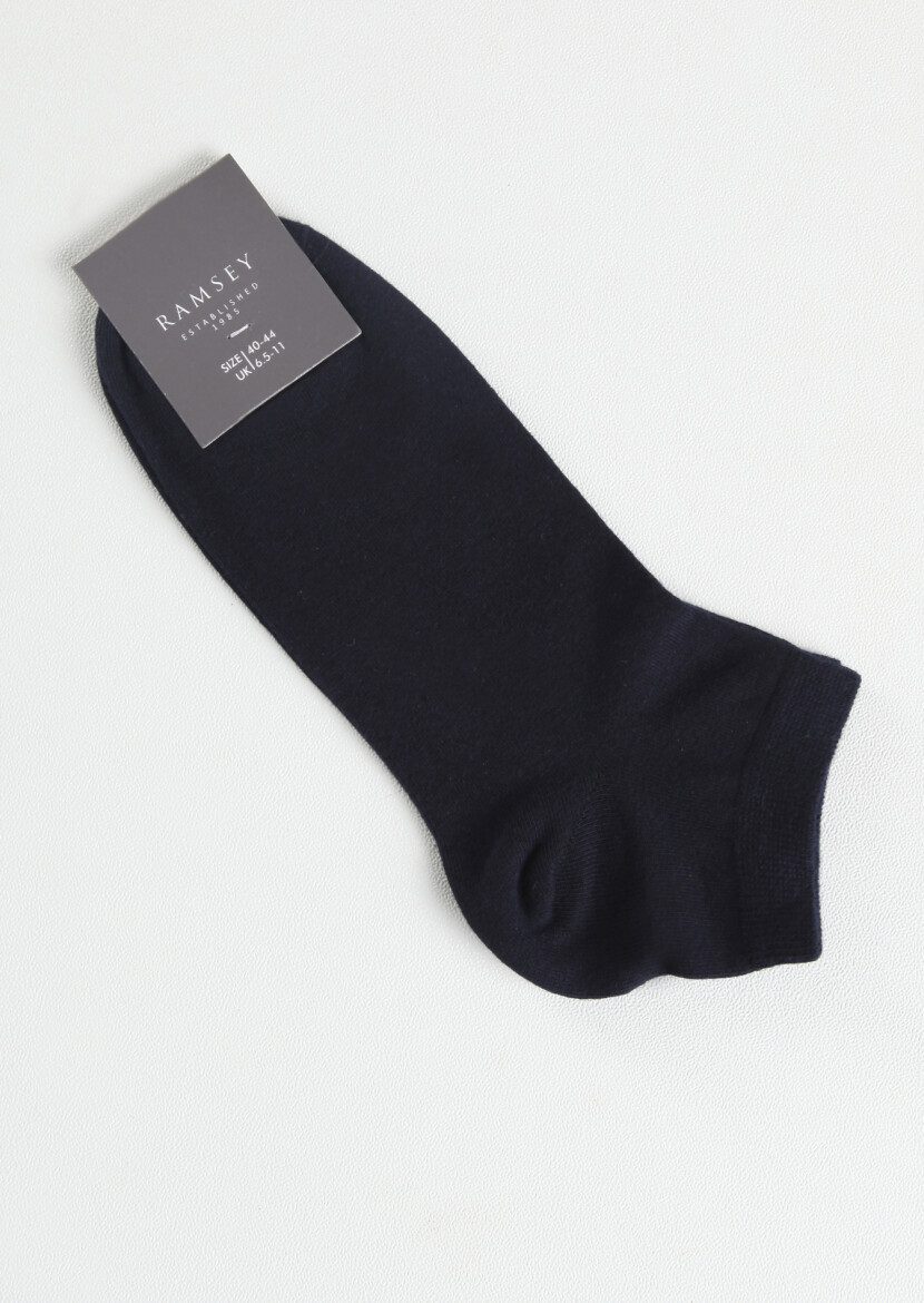 Navy Blue %75 Pamuk ,%25 Polyamid Socks 