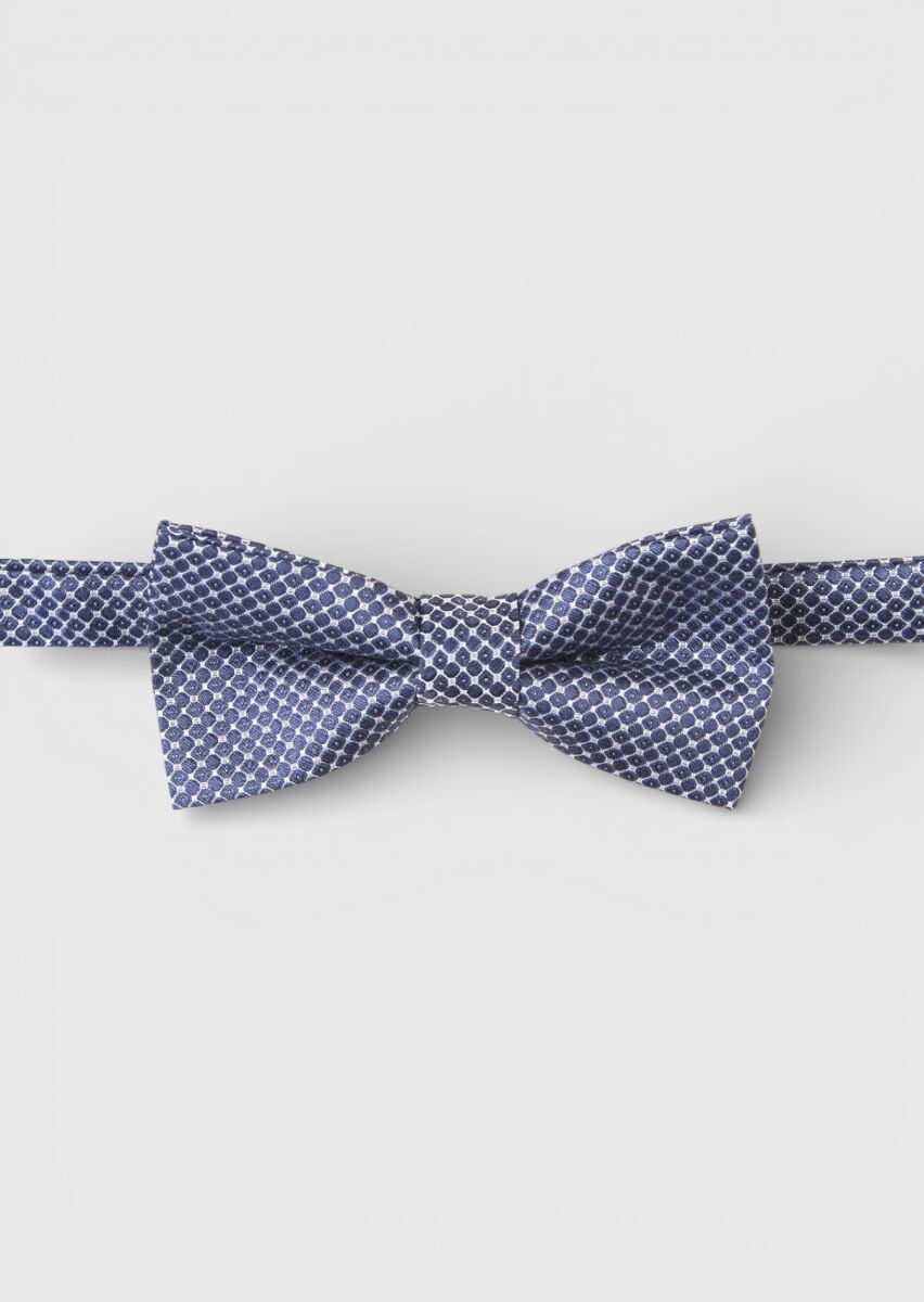 Navy Blue Bow Tie - 1