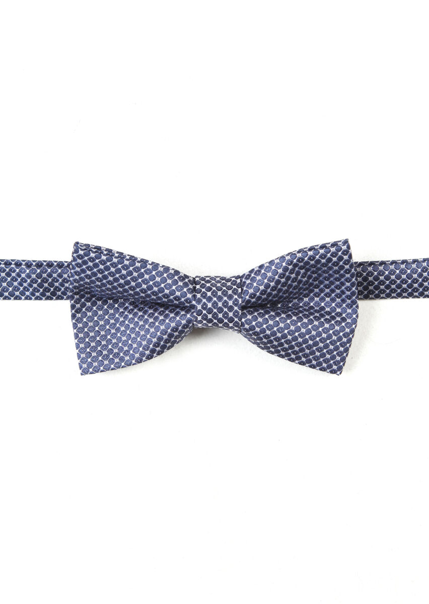 Navy Blue Bow Tie - 1