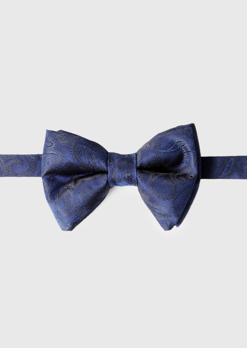 Navy Blue Bow Tie 