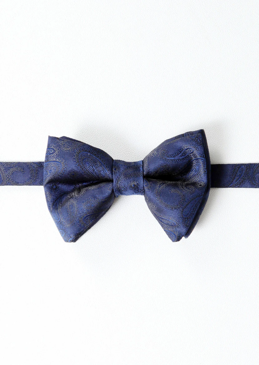 Navy Blue Bow Tie 