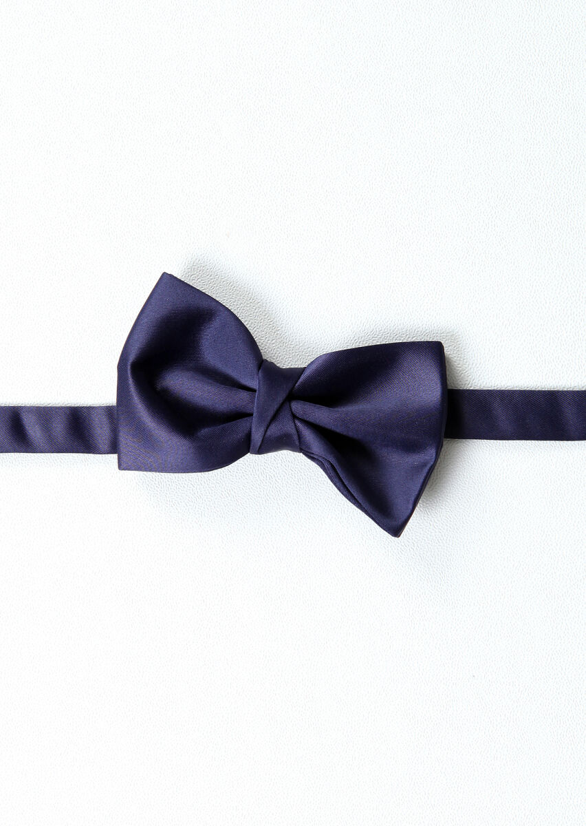 Navy Blue Bow Tie - 1