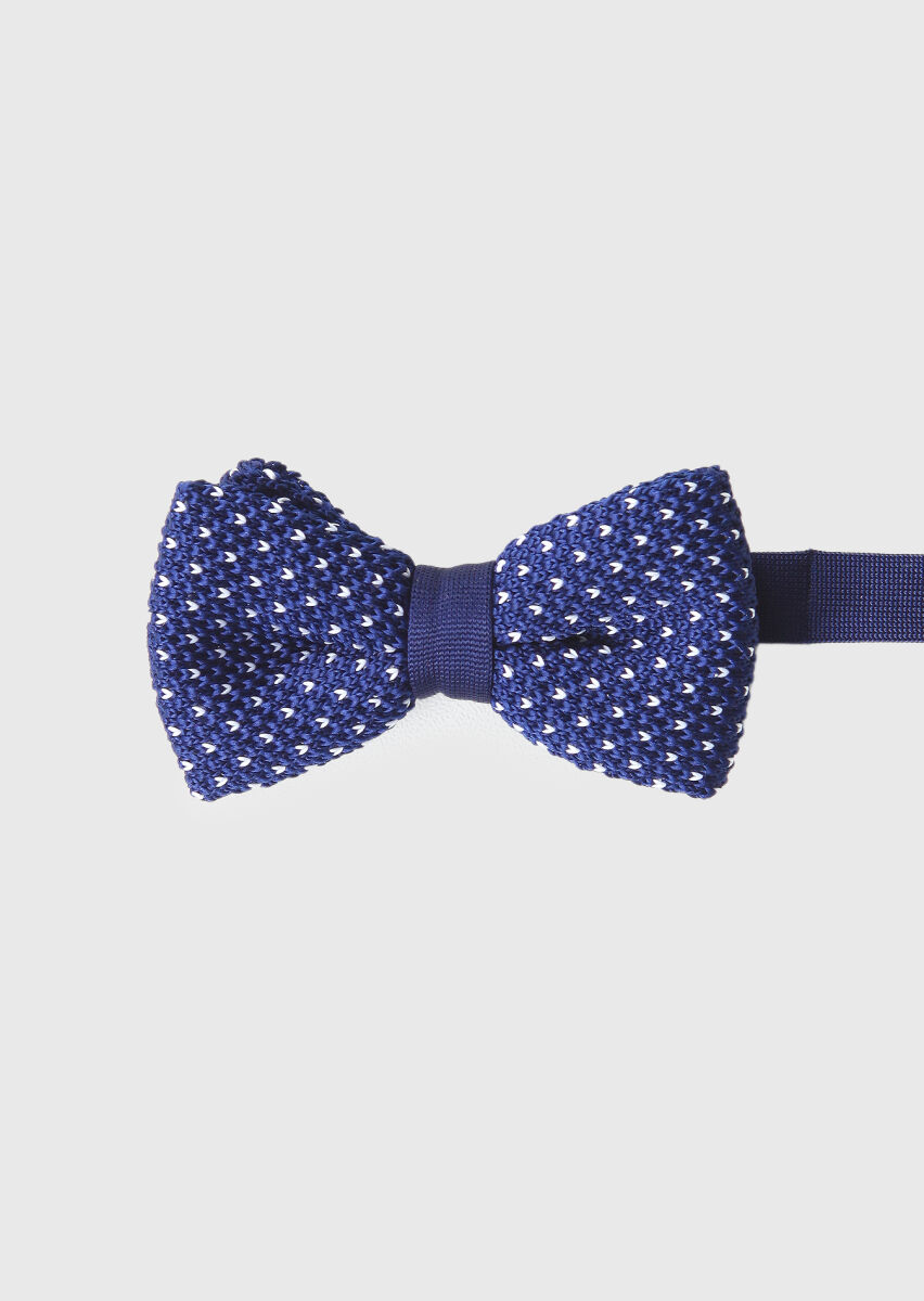 Navy Blue Bow Tie - 1