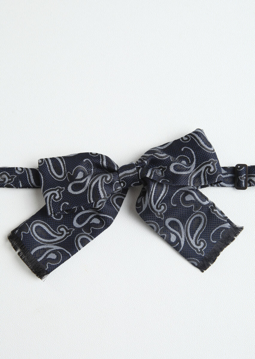 Navy Blue Bow Tie - 1