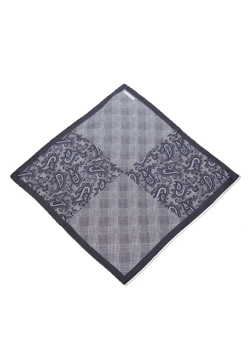 Navy Blue Handkerchief - 1